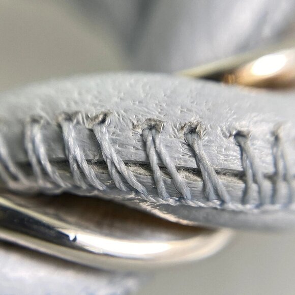 BOTTEGA VENETA suck triangle Leather Earring - Picture 8 of 11